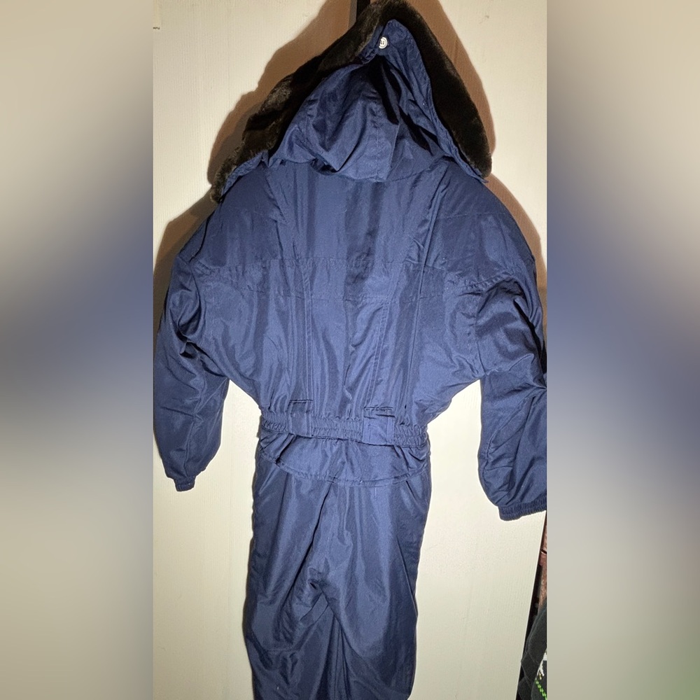 Fila Navy Hooded Ski Suit - Picture 3 of 5